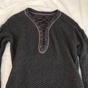 Urban Outfitters Lace up Sweater